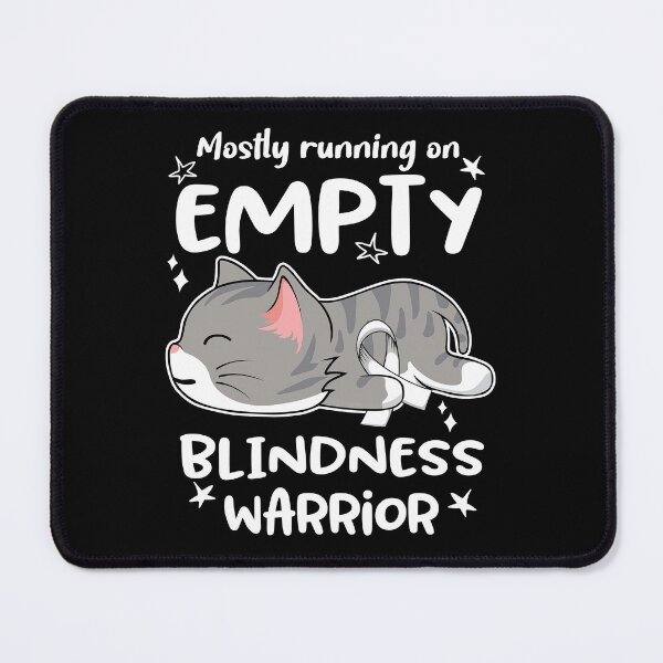 Item preview, Blindness Awareness, Mostly Running on Blindness Warrior designed and sold by Tammyilaria.
