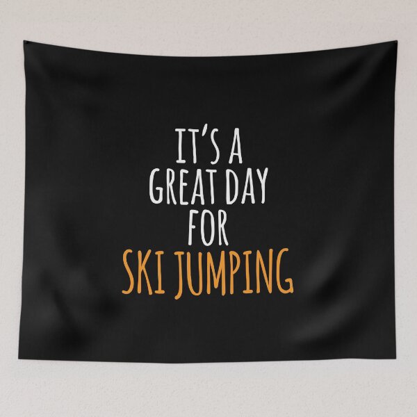 Item preview, It's a Great Day for Ski Jumping designed and sold by kindxinn.
