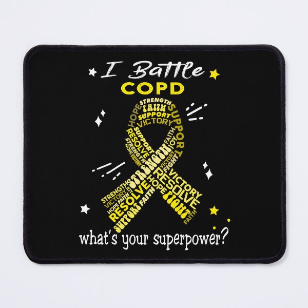 Item preview, COPD Warrior, I Battle COPD What's Your Superpower? designed and sold by Greggwillard.