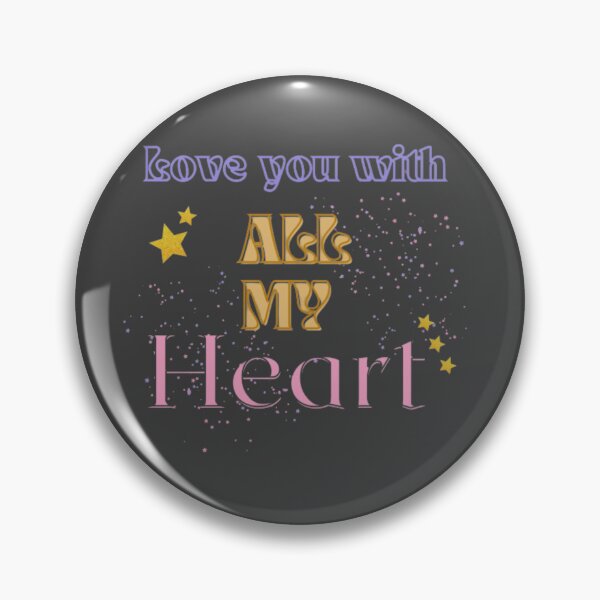 Item preview, Love you with all my heart  designed and sold by pixxahome.