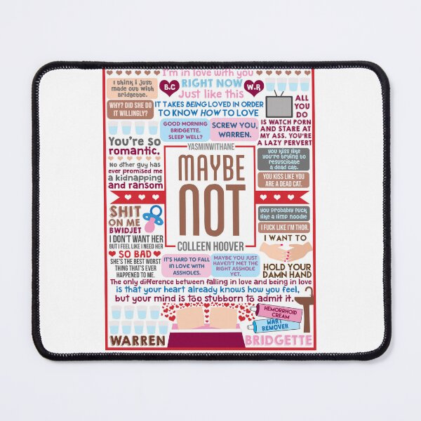 Item preview, Colleen Hoover, maybe not designed and sold by PURPLESHORT.