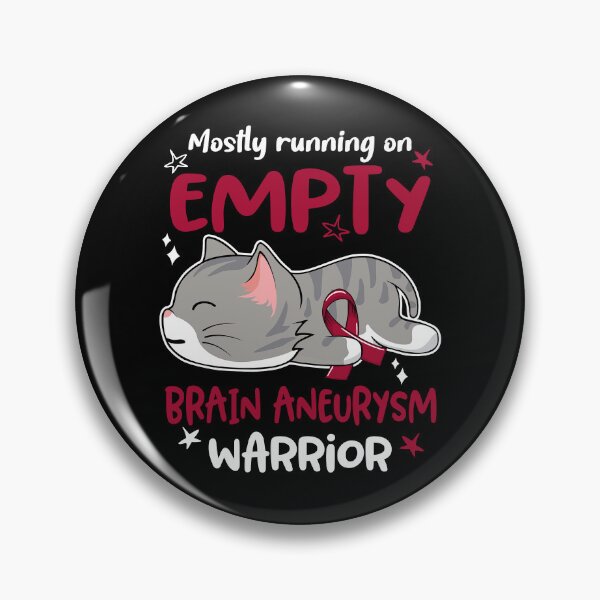 Item preview, Brain Aneurysm Awareness, Mostly Running on Brain Aneurysm Warrior designed and sold by Tammyilaria.
