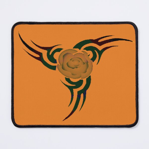 Item preview, Tattoo with flower silhouette designed and sold by tetibright.