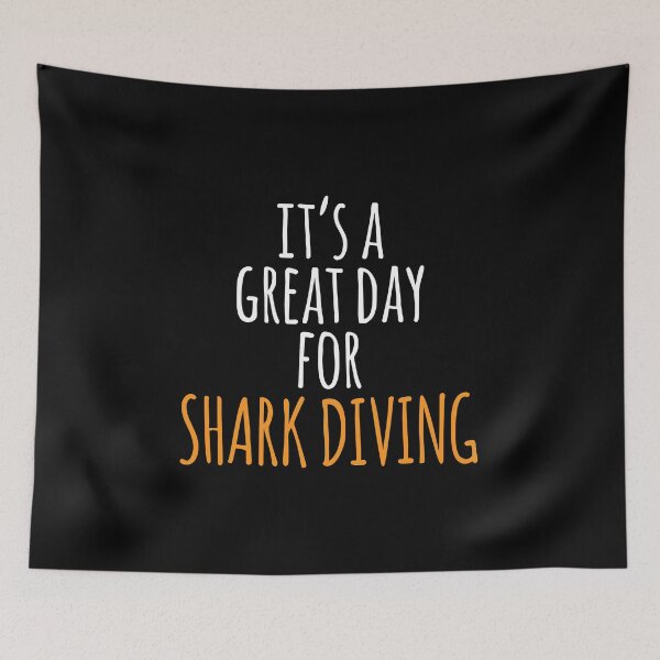 Item preview, It's a Great Day for Shark Diving designed and sold by kindxinn.