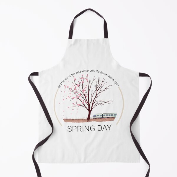 Item preview, Spring Day (Transparent Ver.) - BTS Song Illustration designed and sold by viioletbloom.