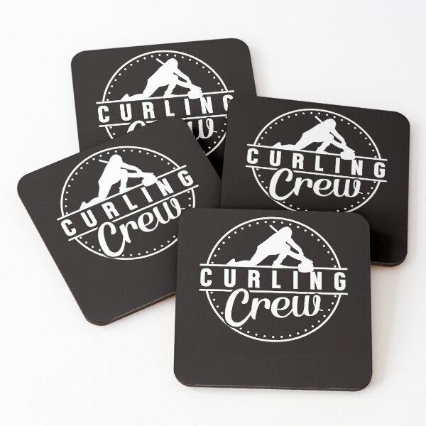 Item preview, Curling Crew Team Coach Sweeping Stones Curling Player designed and sold by TomGiantDesigns.