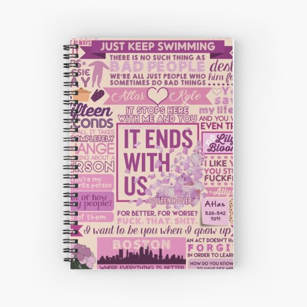 Item preview, Colleen Hoover, it ends with us designed and sold by PURPLESHORT.