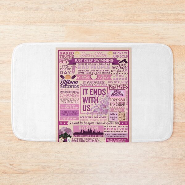 Item preview, Colleen Hoover, it ends with us designed and sold by PURPLESHORT.