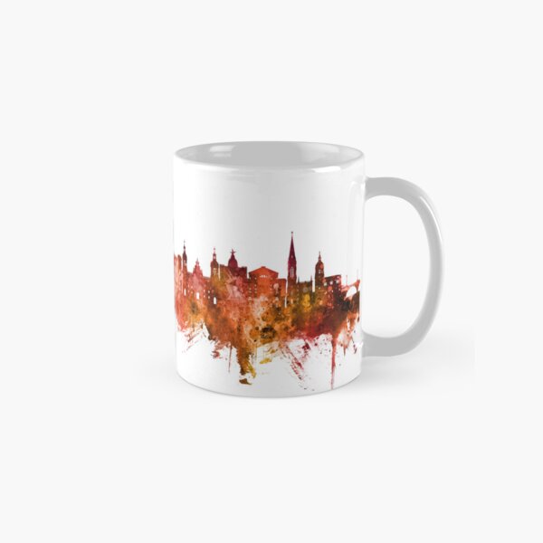Vista previa del artículo con la obra «Bilbao Spain Skyline», diseñado y vendido por ArtPrints.