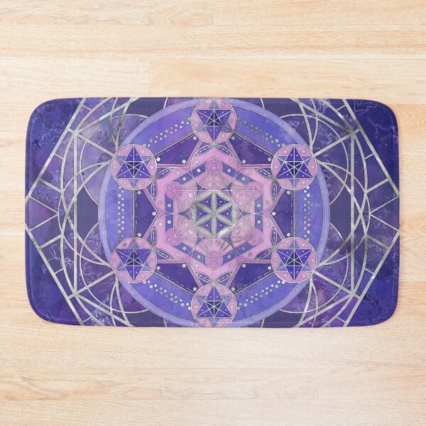 Item preview, Metatron's Cube Sacred Geometry Very Peri designed and sold by k9printart.