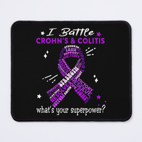 Item preview, Crohn's & Colitis Warrior, I Battle Crohn's & Colitis What's Your Superpower? designed and sold by Greggwillard.