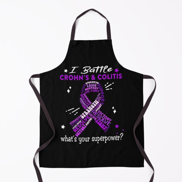 Item preview, Crohn's & Colitis Warrior, I Battle Crohn's & Colitis What's Your Superpower? designed and sold by Greggwillard.