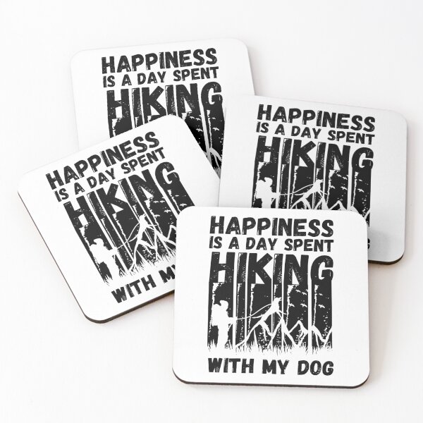 Item preview, Happiness Is A Day Spent Hiking With My Dog designed and sold by IrisDesign20.