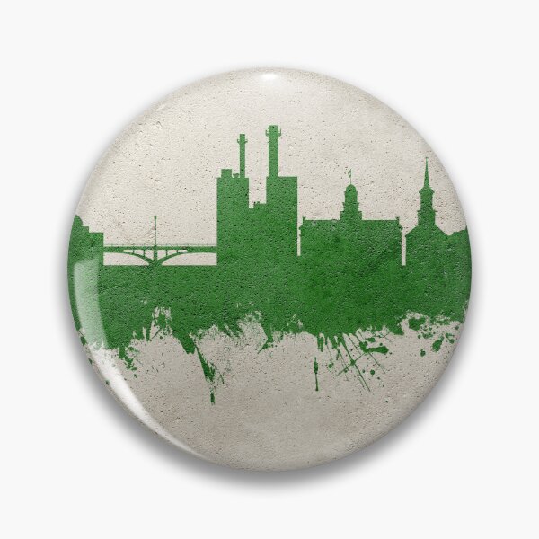 Aperçu de l'œuvre Iowa City Iowa Skyline créée et vendue par ArtPrints.