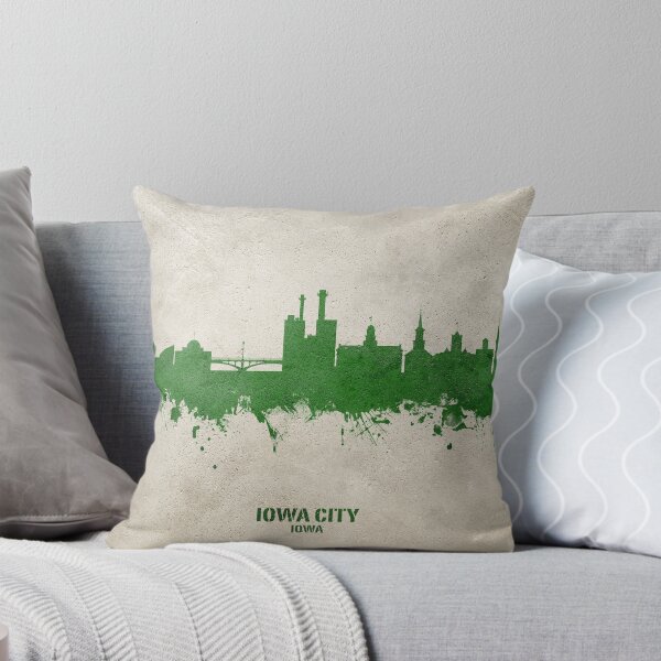 Artikelvorschau, Iowa City Iowa Skyline entworfen und verkauft von ArtPrints.