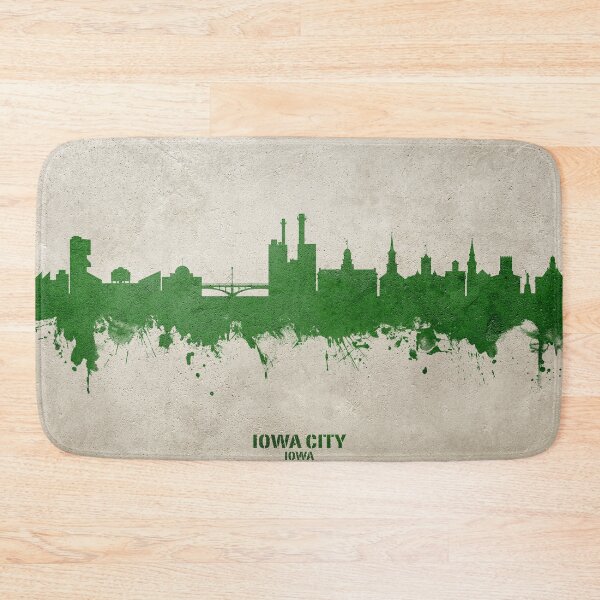 Artikelvorschau, Iowa City Iowa Skyline entworfen und verkauft von ArtPrints.