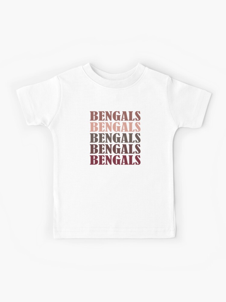 Cincinnati Bengals Retro Vintage Art Kids T-Shirt