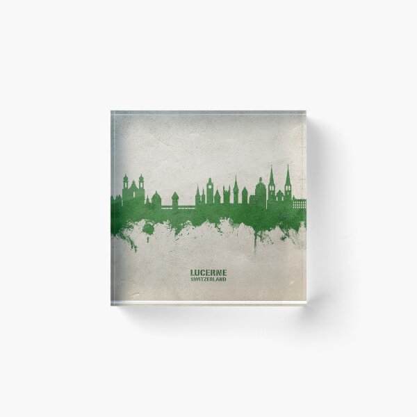 Item preview, Lucerne Switzerland Luzern Skyline designed and sold by ArtPrints.