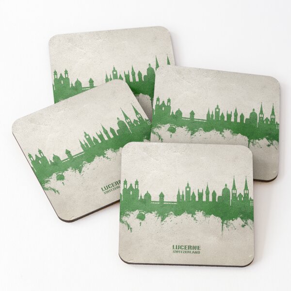 Item preview, Lucerne Switzerland Luzern Skyline designed and sold by ArtPrints.