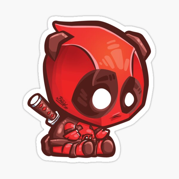 Deadpanda Sticker