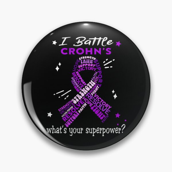 Item preview, Crohn's Warrior, I Battle Crohn's What's Your Superpower? designed and sold by Greggwillard.