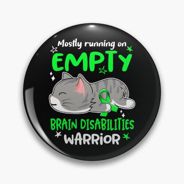 Item preview, Brain Disabilities Awareness, Mostly Running on Brain Disabilities Warrior designed and sold by Tammyilaria.