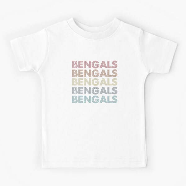 Cincinnati Bengals Retro Vintage Art Kids T-Shirt