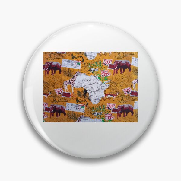 Artikelvorschau, Karte von Afrika, Tieren und Briefmarken entworfen und verkauft von AfricanArtShop.