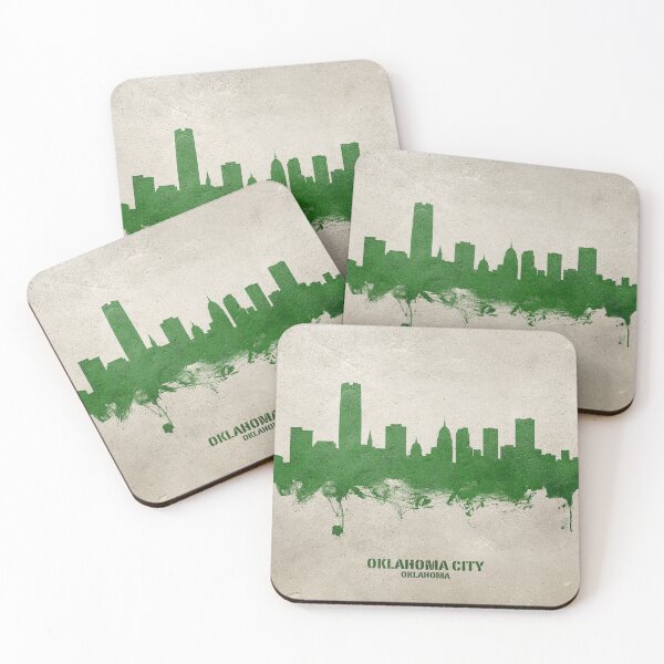 Aperçu de l'œuvre Oklahoma City Skyline créée et vendue par ArtPrints.