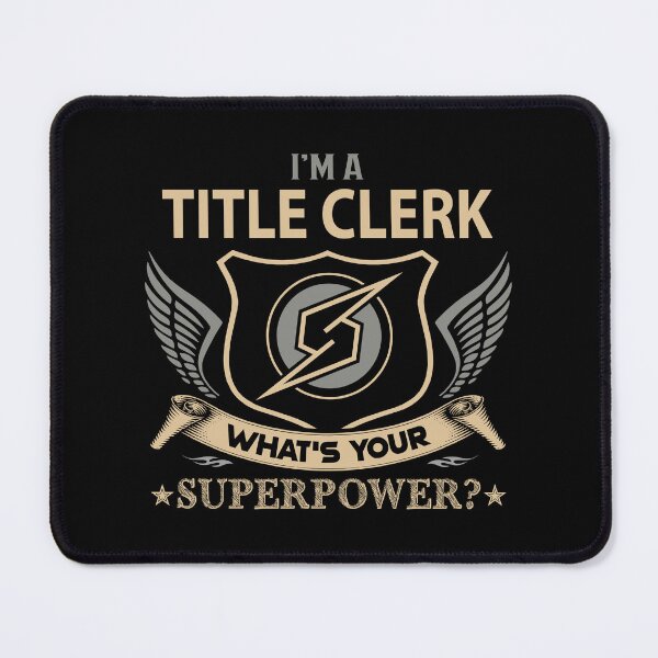 Item preview, Title Clerk T Shirt - What Is Your Superpower Job Gift Item Tee designed and sold by nutallrosario.