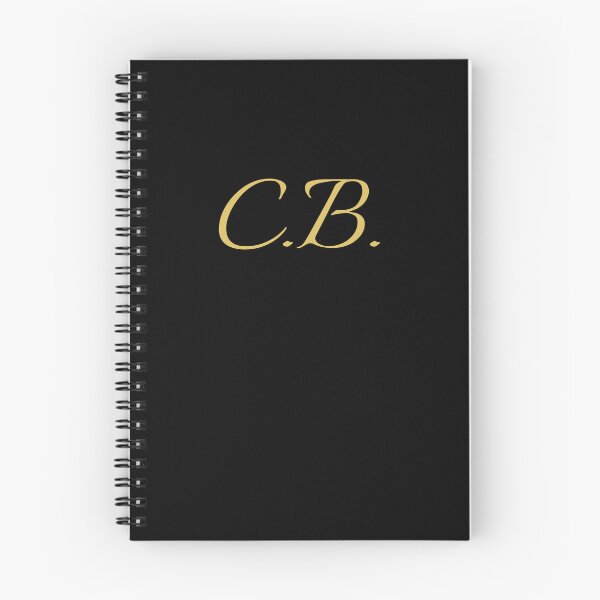 Item preview, CB Initials | Gold Lettering | Personalised Gifts designed and sold by Avo And Sriracha.