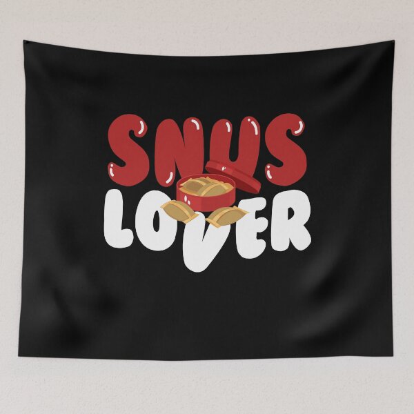 Item preview, Snus Lover Tobacco Nicotine designed and sold by MooonTees.