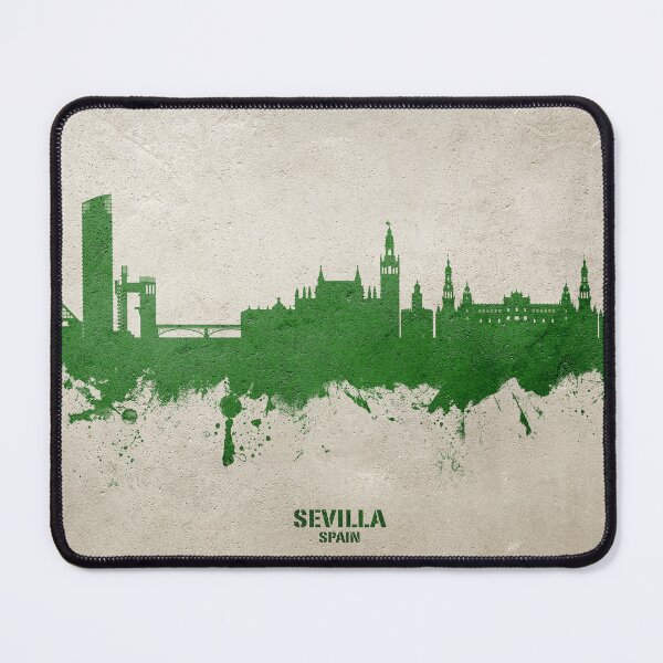 Item preview, Sevilla Spain Skyline designed and sold by ArtPrints.