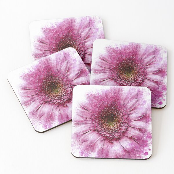 Item preview, Pink gerbera Abstract color designed and sold by artdragongift 15.