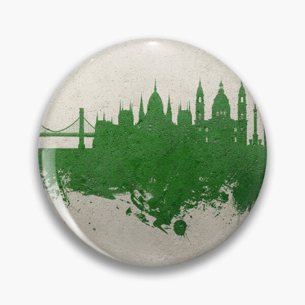 Item preview, Budapest Hungary Skyline designed and sold by ArtPrints.