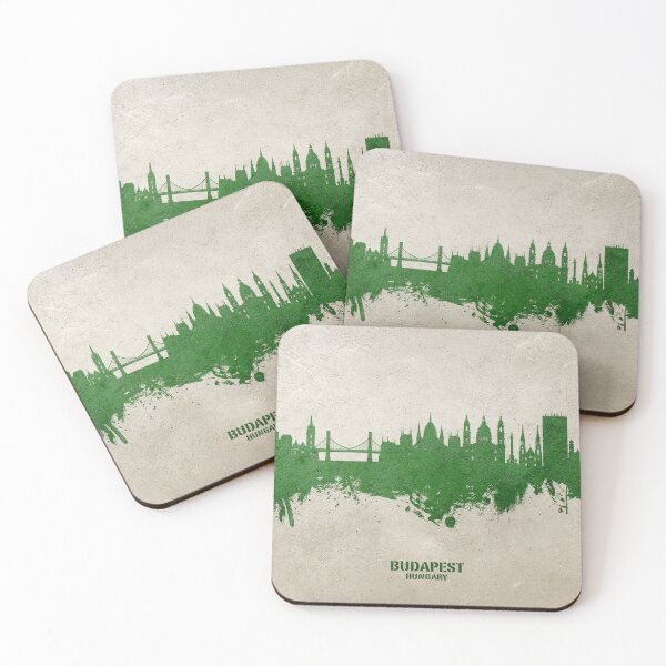 Item preview, Budapest Hungary Skyline designed and sold by ArtPrints.