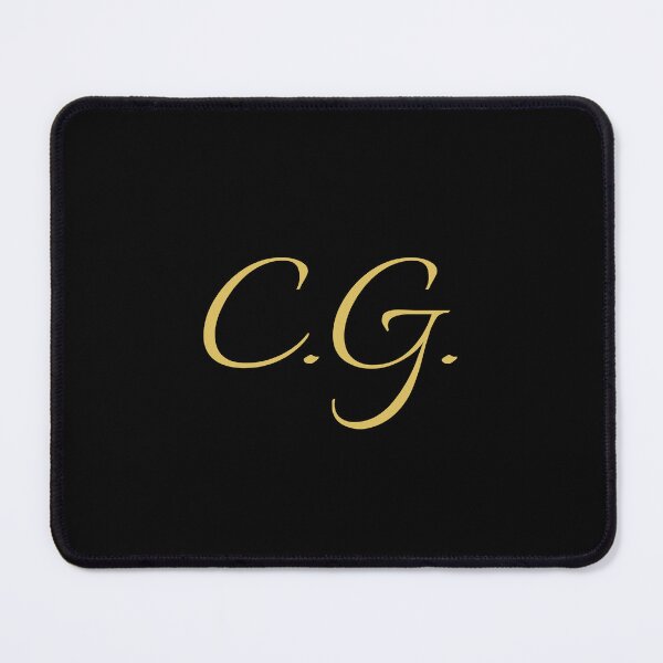 Item preview, CG Initials | Gold Lettering | Personalised Gifts designed and sold by Avo And Sriracha.