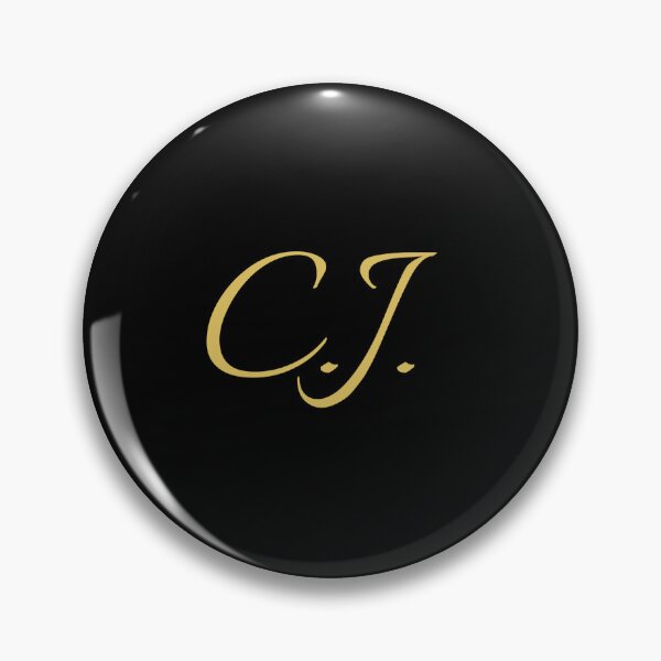 Item preview, CJ Initials | Gold Lettering | Personalised Gifts designed and sold by Avo And Sriracha.