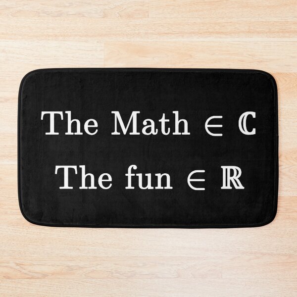 Item preview, The math might be complex, but the fun is certainly real dark version designed and sold by NoetherSym.