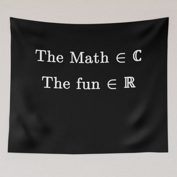 Item preview, The math might be complex, but the fun is certainly real dark version designed and sold by NoetherSym.