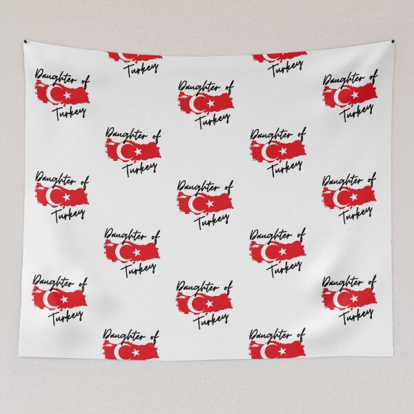 Item preview, Daughter of Turkey Map Flag designed and sold by NovawayDirect.