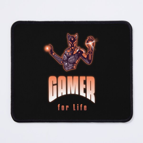 Item preview, Gamer for Life with Cyborg Cat designed and sold by PRIVARSHU.