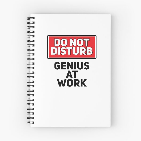 Item preview, Do not disturb - Genius At Work designed and sold by DimensionFour.