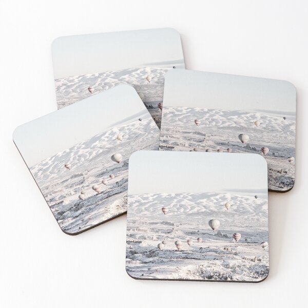 Item preview, Hot Air Balloons in Snow scene. designed and sold by superbling.