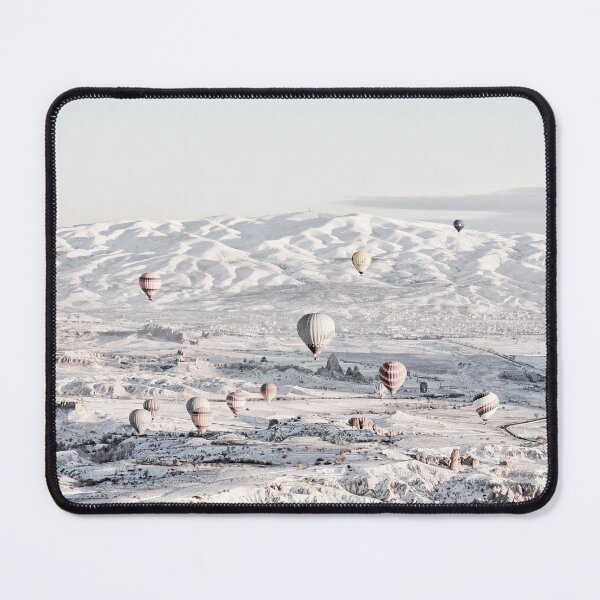 Item preview, Hot Air Balloons in Snow scene. designed and sold by superbling.