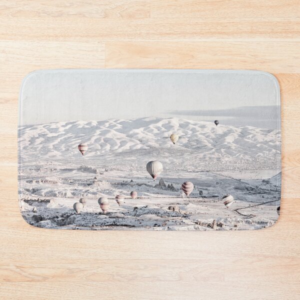 Item preview, Hot Air Balloons in Snow scene. designed and sold by superbling.