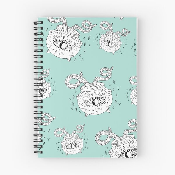 Item preview, Seamless Pattern of Magical Witch Cauldron with Potion and Tenta designed and sold by Nouraoui.