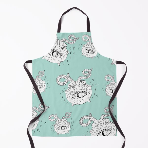 Item preview, Seamless Pattern of Magical Witch Cauldron with Potion and Tenta designed and sold by Nouraoui.