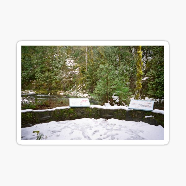 Salmon River Overlook at the Wildwood Recreation Area Sticker
