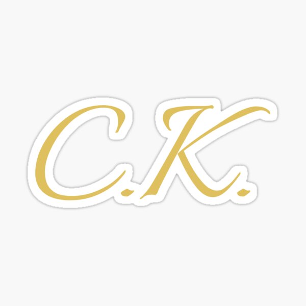 Item preview, CK Initials | Gold Lettering | Personalised Gifts designed and sold by Avo And Sriracha.